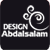 Pixelated icon with white text and abstract swirl on black background, featuring stylized lettering and decorative curves.