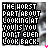 A 4x4 contact sheet of animated frames showing a pixelated text-based icon with changing pink highlights on specific words across sequential frames.