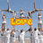 Cheerleaders in various poses with pixelated text overlays reading 'Love', 'Life', and 'Cheering' against different backgrounds.