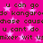 Static image with pink background, white stars, and repeated brown text phrases.