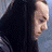 A 48x48 pixel buddy icon featuring a side-profile of a hooded figure with light skin and dark hair, alongside golden text reading "THE LORD OF THE RINGS" and "THE RETURN OF THE KING" on a brown background.