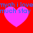 Red background with four pink hearts and blue text repeating 'nyah i lovenyah i love much stay much stay' in two