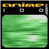 Green pixelated animation of a character's face forming from abstract shapes, with 'anime' text at top and 'DRAGONBALL EDITION' below.