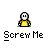 Animated contact sheet showing a pixel art character transforming into a screwdriver with text "Screw Me" beneath each frame.