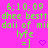 A static image with bright pink background, green text repeating 'dhee bestt dhee bestt', and purple heart symbols beneath 'lyfe =]' in three