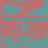 A static pattern of repeating red and teal shapes with overlaid text reading "YOU HONOR YOU HONOR" in a