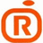 Three orange rounded square icons with white interiors and a single orange 'R' in each, arranged in a with the bottom-right corner empty