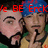 Two pixelated faces with red text above reading 'Be BE Erck' against a blue and black background.