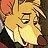 Pixelated close-up of a character with light brown hair, closed eyes, and a white collar against a dark background.