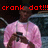 Pixelated image of a person in pink clothing with red text reading 'crank dot!!!' above, set against dark background.