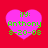 Four identical pink heart-shaped icons on red background with green text reading 'i19: Anthony 8-20-08' displayed in
