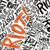 Pixelated collage featuring 'PARAMORE' text, musical note, heart, and hands forming a heart shape over a of small icons and 'RIOT!' text