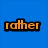 Blue background with orange text reading "rather be playing" and a yellow softball image with blue "softball" text.