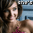 A pixelated image of a woman in a pink top with layered text overlays reading 'she's cute', 'beautiful', and 'perfect' across different sections.