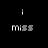 A black background displays a of pixelated text where 'miss' appears in white on the top-left and multiple instances of 'you' appear in gray across other positions