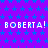 Pixelated text repeats 'BOBERTA! BOBERTA! BOBERTA!' across a purple background with blue stars, partially cropped on the right.