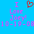 Pixelated text and a heart symbol on a blue background, with pink and red elements.