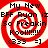 Red and white spiral background with black text reading "My New BFF Ryan izBFF Ryan iz So Freakin Kool!!!!!! (333 =]" in four identical quadrants.