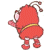 A pixelated cartoon character in red with a yellow belt and antennae on the left, next to green text reading "Original Icons .com" on a dark green background.