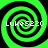 Four identical green and black spiral patterns arranged in a with white text "LUKE5220" overlaid on each spiral