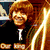 Animated sequence showing a character with red hair in a black hoodie with 'Our King' text, then a figure in a dark top and pants with arms raised against a blue background, followed by two characters in dark robes with white collars.
