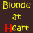 Pixelated text and heart symbol on dark brown background with yellow and red lettering.