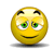 Yellow cartoon face with green eyes and black eyebrows, displaying multiple expressions including smiling, worried, and surprised across a of static frames