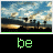 Animated sequence of a sunset landscape with palm trees and silhouetted figures, transitioning through text overlays.