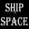 Animated contact sheet of five romantic movie scenes with a "SHIP SPACE" title card, featuring couples kissing and embracing in various settings.
