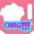 Four white cupcake icons with pink backgrounds, each paired with distinct text in colored boxes.