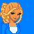Pixel art contact sheet showing a female character in blue outfit with white boots and text "Softball Chick!!" on light background.