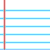 A 5x5 contact sheet of animated frames showing a text-based animation on lined notebook paper background, with sequential text buildup and color changes in the final frame.
