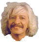 Five pixelated head portraits arranged in a , each with distinct hairstyles and facial hair on white backgrounds