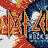 Pixelated animated contact sheet showing repeated 'Def Leppard' logo with 'Rock of Ages' text on blue background, featuring red/orange/yellow gradient and dark blue circular backdrop.