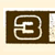 A contact sheet of three animated frames showing a brown and white logo with stylized text "3D" followed by grid-like squares, transitioning to partial text "DOORS DOWN" in the lower frame.