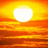 A static image with a sunset scene on the left and blue background text on the right.