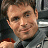 A 48x48 pixel buddy icon featuring a split composition with a person on the left and green text on a dark background on the right, displayed as part of an animated contact sheet.