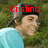 A pixelated image of a person in profile wearing a light blue shirt and dark cap with red text above the head.