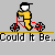Animated contact sheet of a yellow stick figure riding a red bicycle through various motion states including flat ground, hill climbing, and airborne jumps against a gray background with repeated text overlays.