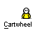 Pixel art animation of a yellow-shirted figure with white head performing sequential actions above text reading Cartwheel.