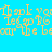 Pixelated yellow text on four colored backgrounds reads 'Thank you for the best' with visible pixelation and color variations