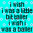 Pixelated cyan background with white circular patterns and repeated black text reading "i wish i was a little bit baller" in various sizes.