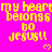 Bright pink background with yellow pixelated text repeating 'my heart belongs to Jesus!!' and small white hearts, partially cropped at bottom right.