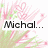 Pixelated image with text fragments 'Michal...', 'is a...', and 'MONKEY!' over abstract backgrounds.