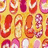 A static image with a repeating pattern of colorful flip-flops on a yellow background, featuring text overlays.