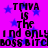 Pixelated text repeats across a purple background with blue stars, displaying 'TMVA IS THE IND ONLY BOSS BITCH' in black block letters.