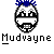 Pixel art character with multiple expressions and color variations, including blue and brown hair, red face, and black-and-white patterns, displayed in a with text below each