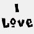 Text and a photo arranged in a : 'I Love' in black, 'YOU' in blue, 'Joel' in red, and a person's face in the bottom right