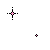 Four pixelated star icons with pink centers and black arms on a gray background, varying in size and arm length.