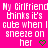 Bright pink background with repeated white text reading "My Girlfriend Thinks it's cute when I cuse when I cuse when I cuse when I cuse when I cuse when I cuse when I cuse when I cuse when I cuse when I cuse when I cuse when I cuse when I cuse when I cuse when I cuse when I cuse when I cuse when I cuse when I cuse when I cuse when I cuse when I cuse when I cuse when I cuse when I cuse when I cuse when I cuse when I cuse when I cuse when I cuse when I cuse when I cuse when I cuse when I cuse when I cuse when I cuse when I cuse when I cuse when I cuse when I cuse when I cuse when I cuse when I cuse when I cuse when I cuse when I cuse when I cuse when I cuse when I cuse when I cuse when I cuse when I cuse when I cuse when I cuse when I cuse when I cuse when I cuse when I cuse when I cuse when